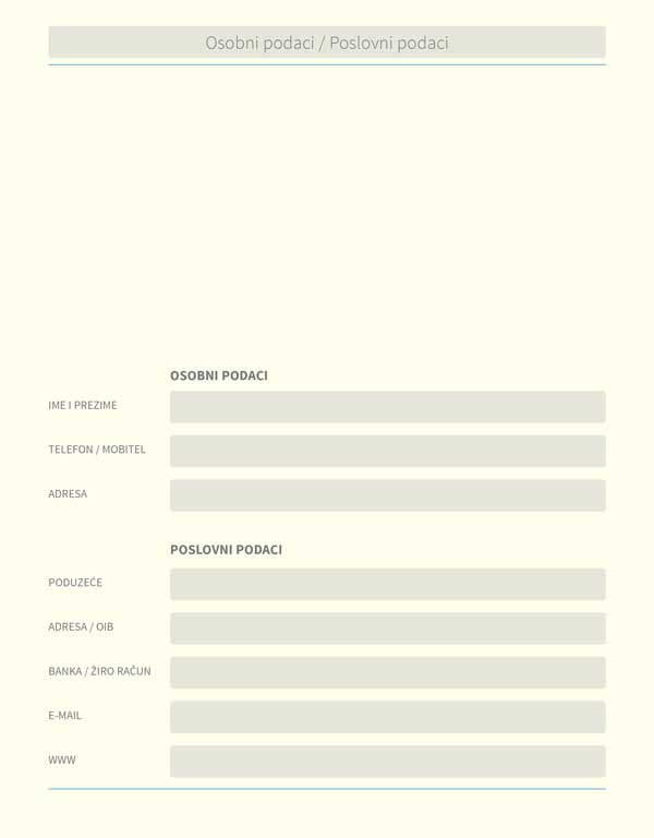 "MONACO" sivi rokovnik A4, dim: 20x26,5cm, 192 str., P/20