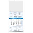 "Poslovni PLAVI" A4 trodjelni kalendar, 12 list., dim: 21x34,7cm, PVC vrećica, pokazivač, P/50 
