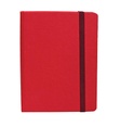 "mini VIVO" red notebook A6, business, format:11,5x15,5cm, P/40