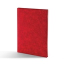 "MONACO" red diary A4, format: 20x26,5cm, 192 pages, P/20
