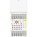 "Poslovni ŽUTO-SIVI" three month calendar, 12 sheets, format:29,5x62cm, PVC bag, P/50