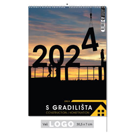 "S GRADILIŠTA" 13 sheets, format: 30,5x50 cm, PVC bag, P/50, color calendar