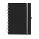 "NOTES BORGO wire" CRNI spiralni A5, dim: 14x21 cm, 192 str., P/20