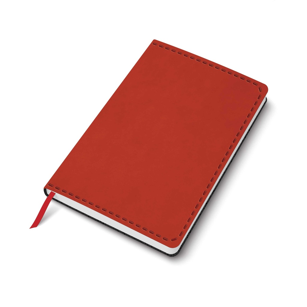 "OGI flexi" CRVENI NOTES A5, s gumicom, dim:14,8x21cm, P/20