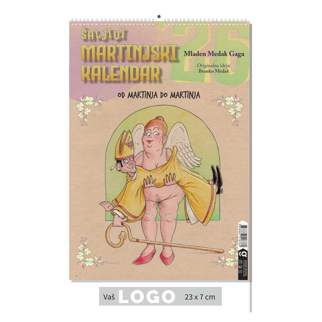 "OD MARTINJA DO MARTINJA"  13 list., dim: 23x40 cm, PVC vrećica, P/50, color kalendar