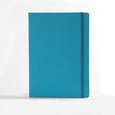 "RIO A6" LIGHT BLUE NOTEBOOK, business, format:11,5x15,5cm, P/40
