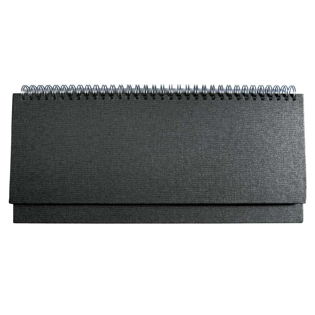 Planer STOLNI BRISTOL ANTRACIT, spiralni, dim:30x14,5cm, 128 str. P/50