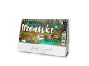 "NACIONALNI PARKOVI HRVATSKE" 13 list., dim: 20,5x14,5 cm, stolni kalendar, koverta, P/100