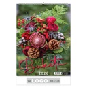 "BUKETI" 13 sheets, format: 30,5x55 cm, PVC bag, P/50, color calendar