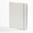 "RIO BIG" WHITE NOTEBOOK B5, business, format: 16,5 x 23,5 cm, 192 pages,  P/20
