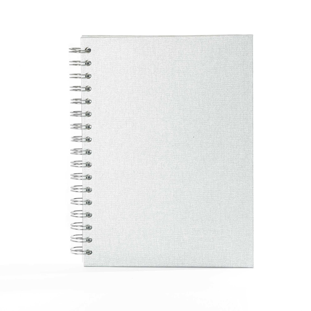 "ROKOVNIK" white, wire bound B5, format: 16,5x23,5 cm, 192 pages, P/25