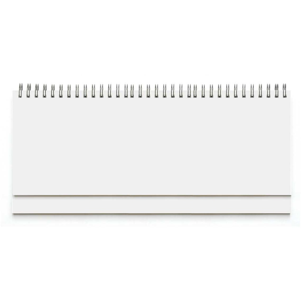 Planer STOLNI BRISTOL BIJELI, spiralni, dim:30x14,5cm, 128 str. P/50