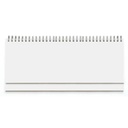 Planer STOLNI BRISTOL BIJELI, spiralni, dim:30x14,5cm, 128 str. P/50