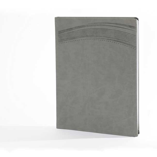 "PORTO" LIGHT GREY diary A4, format: 21x26,5cm, 192 pages, P/25