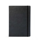"BIG BLOOM" black notebook B5, business, format: 16,5 x 23,5 cm, 192 pages,  P/20