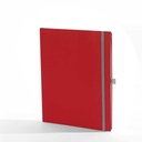 "LONDON" red diary A4, format: 21x26,5cm, 192 pages, P/20
