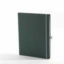 "LONDON" green diary A4, format: 21x26,5cm, 192 pages, P/20