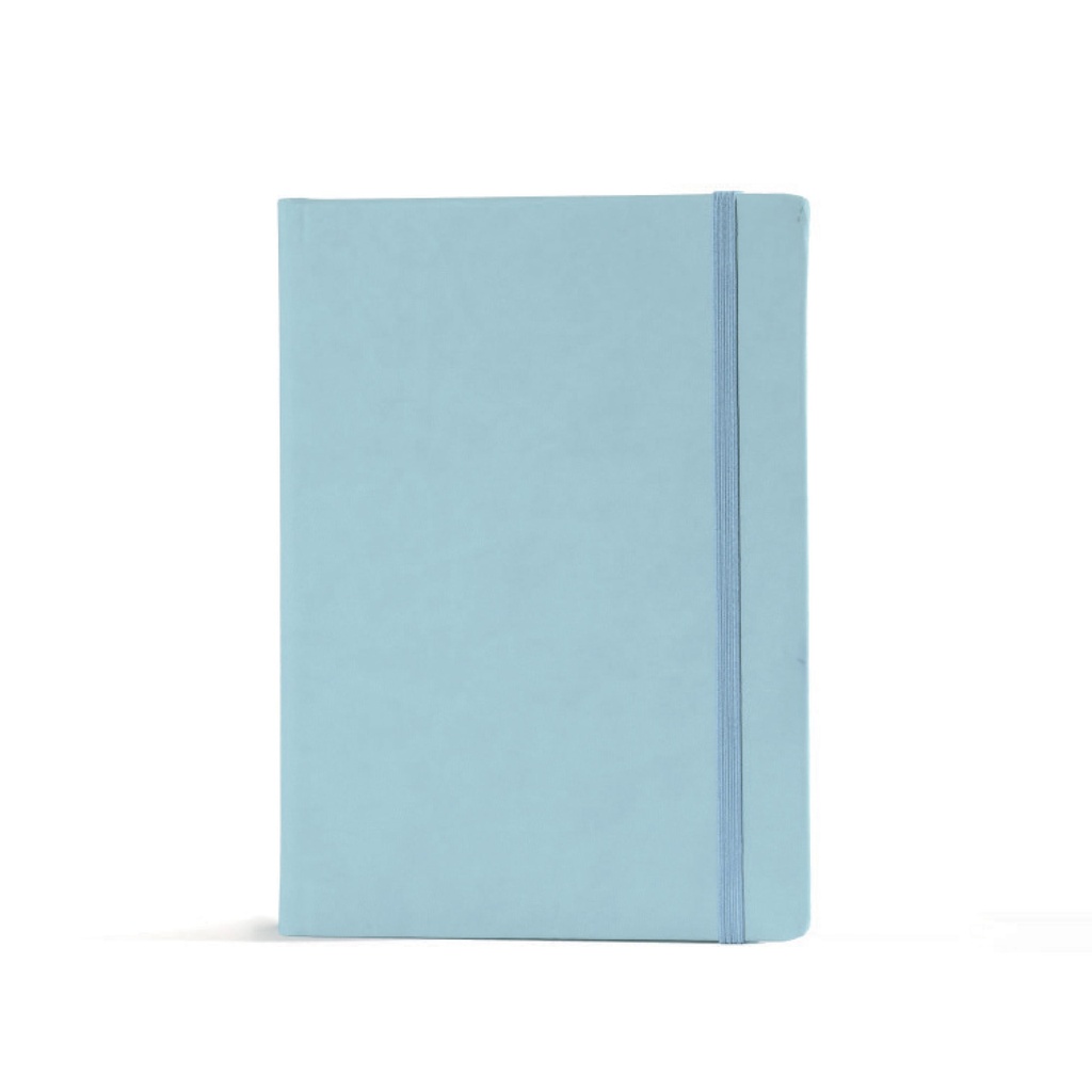  "BLOOM" BABY PLAVA NOTES A5, s gumicom, dim:14,8x21cm, P/20