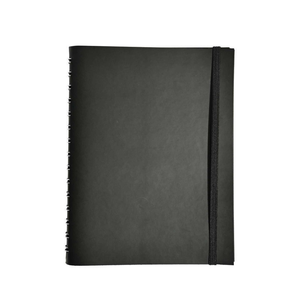 "NOTES SPIRA wire" CRNI sa skrivenom spiralom A5, dim: 14x21 cm, 192 str., P/20