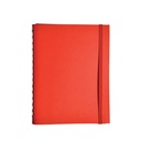 "NOTES SPIRA wire" CRVENI sa skrivenom spiralom A5, dim: 14x21 cm, 192 str., P/20