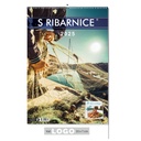 "S RIBARNICE" 13 list., dim: 33x55 cm, PVC vrećica, P/40, color kalendar
