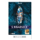 "S RIBARNICE" 13 list., dim: 33x55 cm, PVC vrećica, P/40, color kalendar