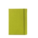 "BLOOM" KIWI GREEN notebook A5, with elastic band, format:14x21cm, P/40
