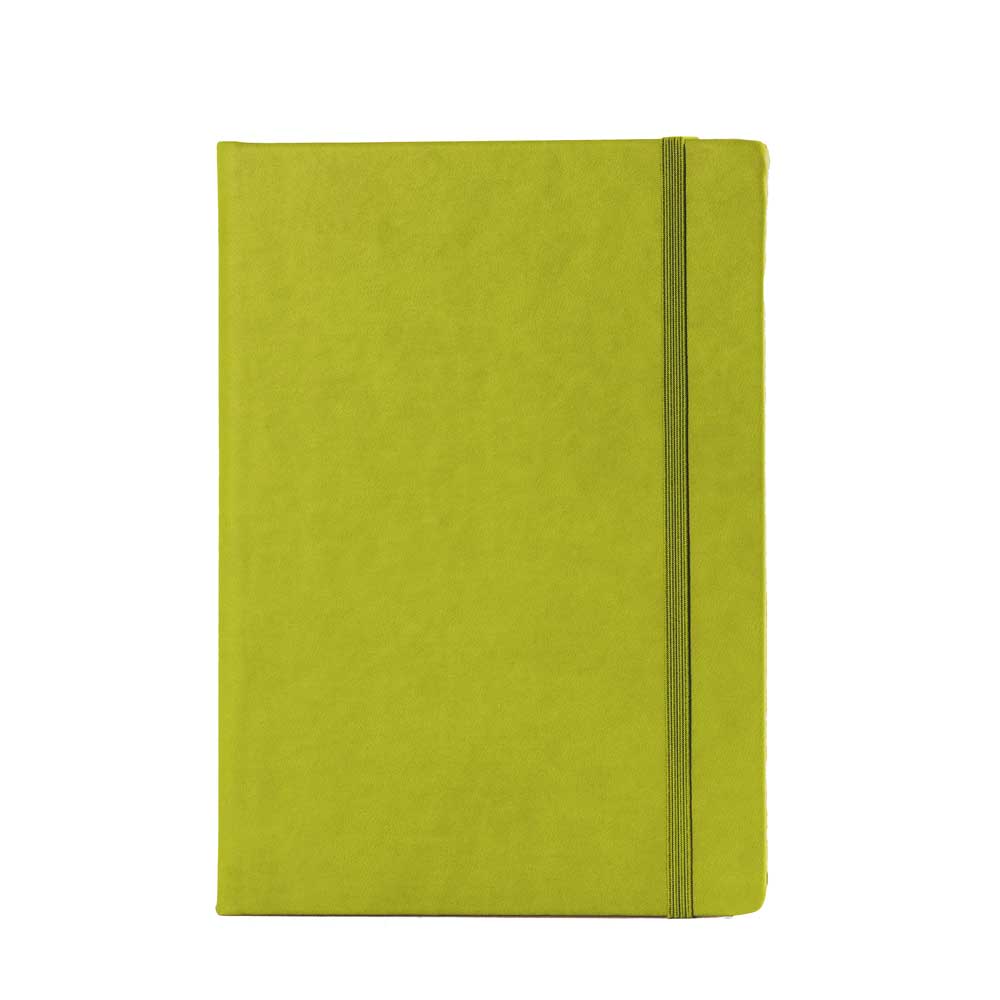 "BIG BLOOM" kiwi green notebook B5, business, format: 16,5 x 23,5 cm, 192 pages,  P/20