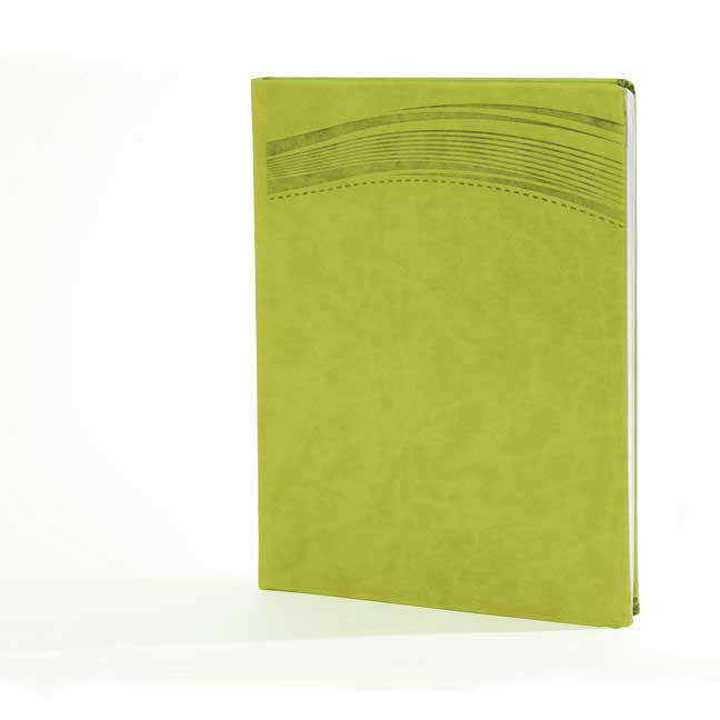 "PORTO" KIWI GREEN diary A4, format: 21x26,5cm, 192 pages, P/25