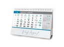 "POSLOVNI SIVO - PLAVI" 13 sheets, format: 20,5x14,5 cm, desk calendar, envelope, P/100