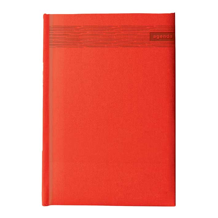 "TALIS A4" red diary, format: 20x26,5cm, 192 pages, P/20