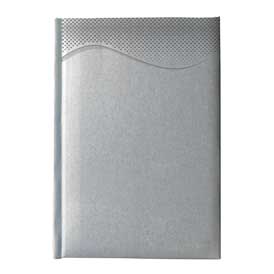"TALIS A4" silver diary, format: 20x26,5cm, 192 pages, P/20
