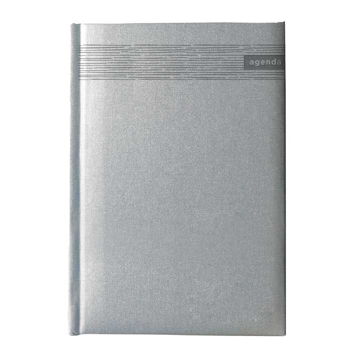 "TALIS A4" silver diary, format: 20x26,5cm, 192 pages, P/20