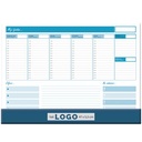 Desktop map BLUE, ruler, format:47x34cm, P/20