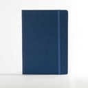 "RIO A6" BLUE NOTEBOOK, business, format:11,5x15,5cm, P/40
