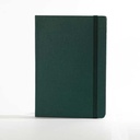 "RIO A6" GREEN NOTEBOOK, business, format:11,5x15,5cm, P/40