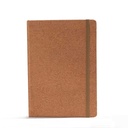 "WOOD" brown diary A5, with elastic band, format:14,8x21cm, P/20