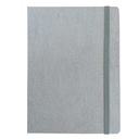 "JEANS" grey notebook A5, with elastic band, format:14,8x21cm, P/20