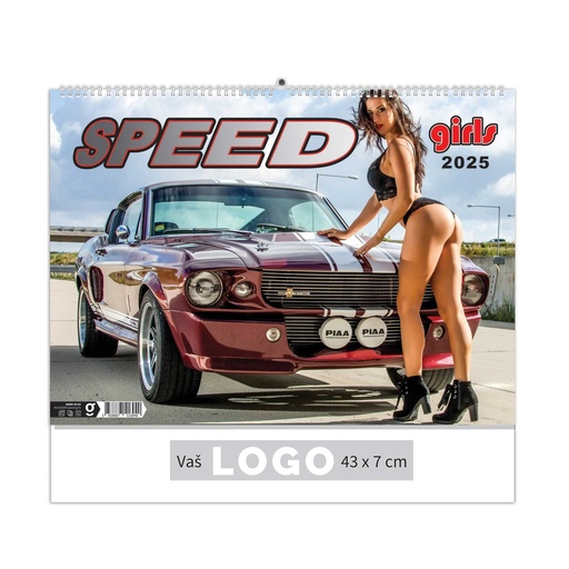 [001886] "SPEED GIRLS" 13 list., dim: 43x37,5 cm, vrećica, P/50, color kalendar 
