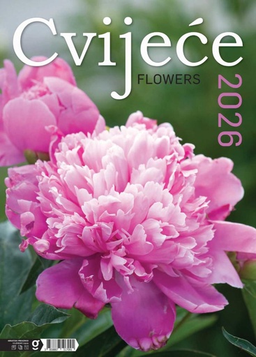 [0020920] "CVIJEĆE" 13 sheets, format: 24x53,5 cm, PVC bag, P/50, color calendar  NOT BOUND