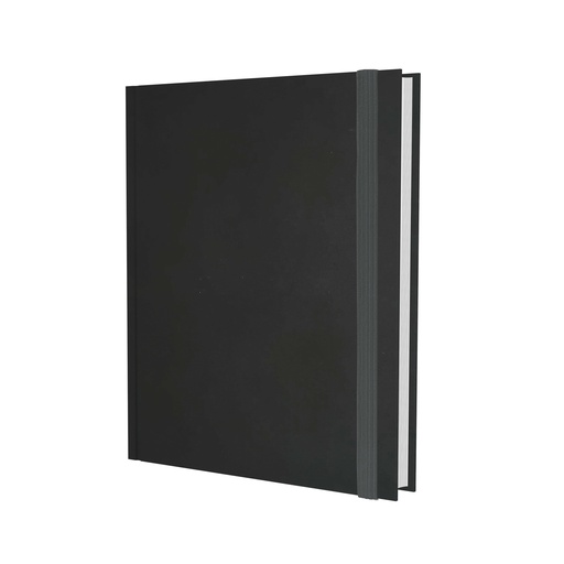 [006696] "BURANO" CRNI NOTES, poslovni, dim:17,5x20,6 cm, P/20