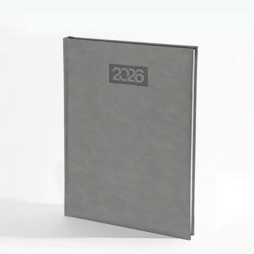 [006688] Planer DNEVNI SIVI PALERMO, šivani, B5, dim:16,5x22,5cm, 320 str. P/20 (meka korica)