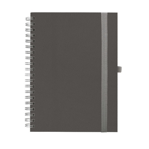 [006702] "NOTES BORGO wire" SIVI spiralni A5, dim: 14x21 cm, 192 str., P/20