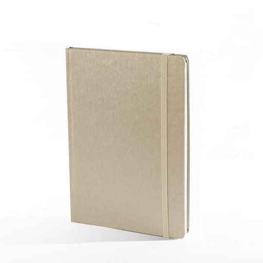 [002106] "LINAS" gold notebook A5, business, format:14x21cm P/40