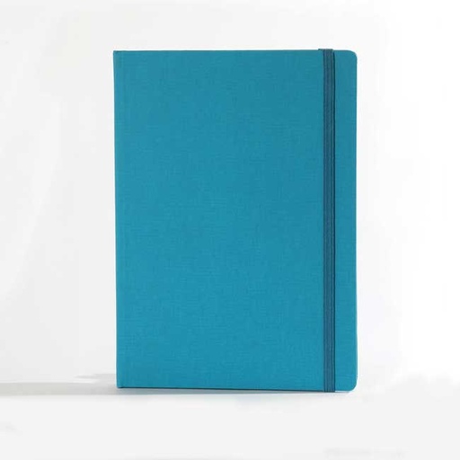[002120] "RIO A6" LIGHT BLUE NOTEBOOK, business, format:11,5x15,5cm, P/40