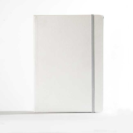 [002121] "RIO A6" WHITE NOTEBOOK, business, format:11,5x15,5cm, P/40