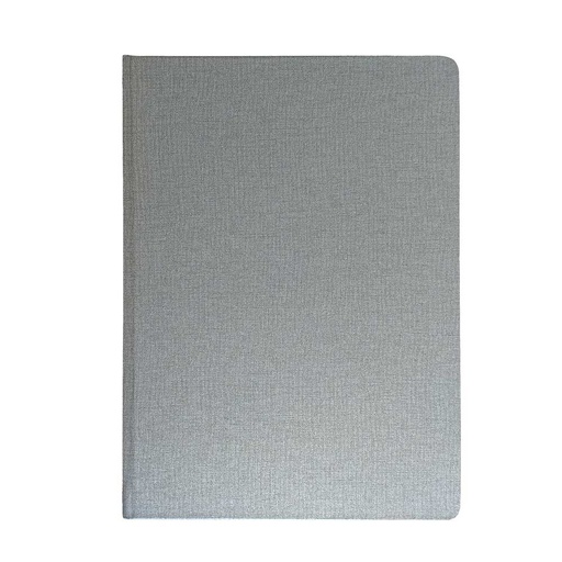 [002124] "BUDGET Friendly A5" silver notebook, format:14,8x21cm, P/20