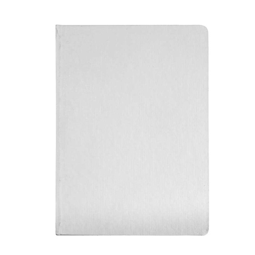 [002125] "BUDGET Friendly A5" white notebook, format:14,8x21cm, P/20
