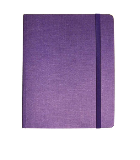 [002141] "mini VIVO" lilac notebook A6, business, format:11,5x15,5cm, P/40