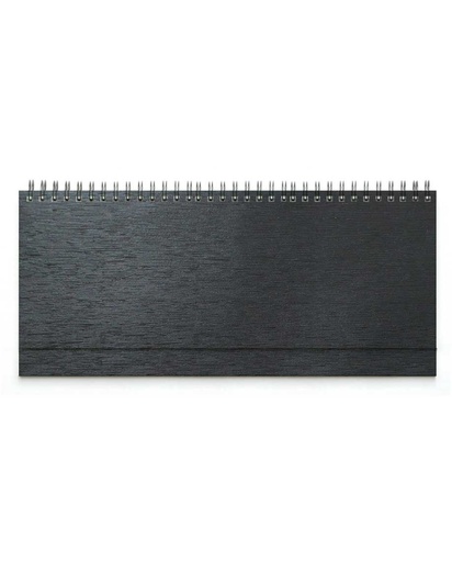 [002169] Planer STOLNI ANTRACIT LINAS, spiralni, dim:30x14,5cm, 128 str. P/50